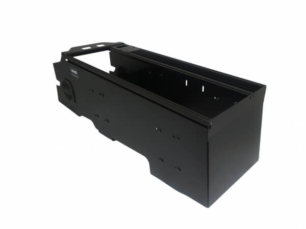 Havis C-VSW-3000-F150-3 | Vehicle-Specific 30″ Wide Flat Console for 2021-2025 Ford F-150 Police Responder, Special Service vehicle (SSV), 2023-2025 Ford F-250, 350, 450 XL & XLT Super Duty pickup, F-450 & 550 cab chassis & F-600 Chassis Cab