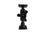 DBM-1100-KS-0102 | Dual Ball Mount with 1.00″ Knob-Style Standard Housing, One Standard AMPS Plate & One Long AMPS Plate