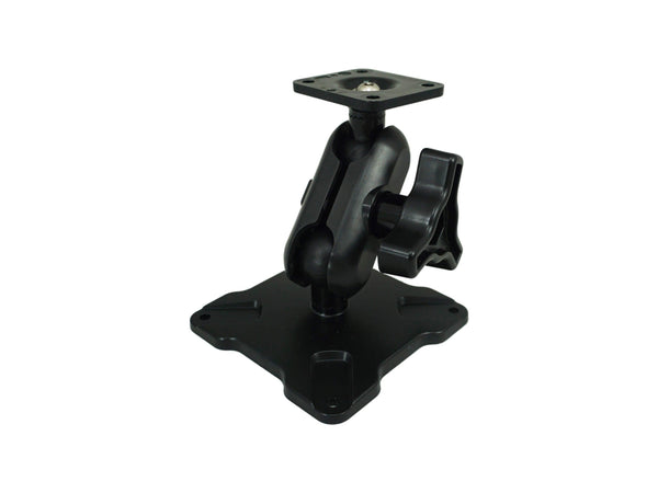 Havis DBM-1100-KS-0103 | Dual Ball Mount with 1.00″ Knob-Style Standard Housing, One Standard AMPS Plate & One Standard VESA 75 Plate