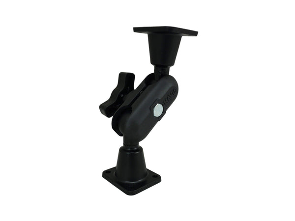 Havis DBM-1100-KS-0202 | Dual Ball Mount with 1.00″ Knob-Style Standard Housing & Two Long AMPS Plates