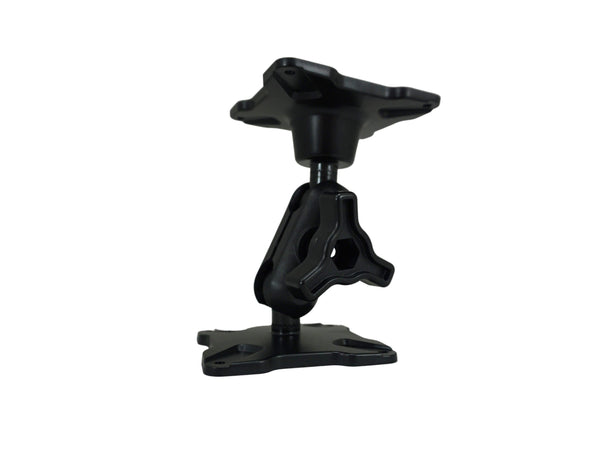 Havis DBM-1100-KS-0304 | Dual Ball Mount with 1.00″ Knob-Style Standard Housing, One Standard VESA 75 Plate & One Long VESA 75 Plate