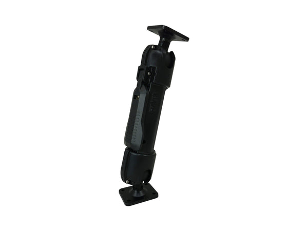Havis DBM-1150-CL-0101 | Dual Ball Mount with 1.50″ Clamp-Style Long Housing & Two Standard AMPS Plates