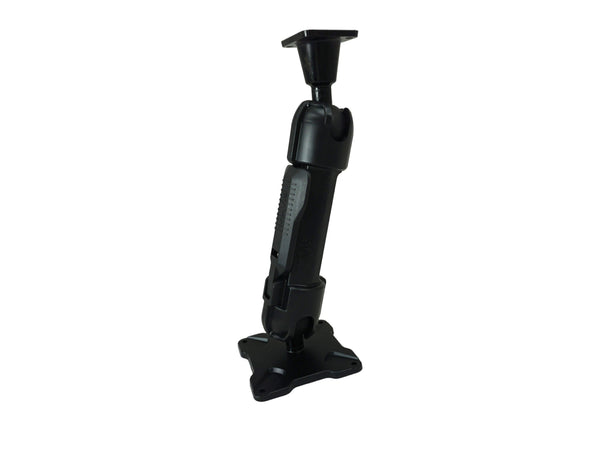 Havis DBM-1150-CL-0203 | Dual Ball Mount with 1.50″ Clamp-Style Long Housing, One Long AMPS Plate & One Standard VESA 75 Plate