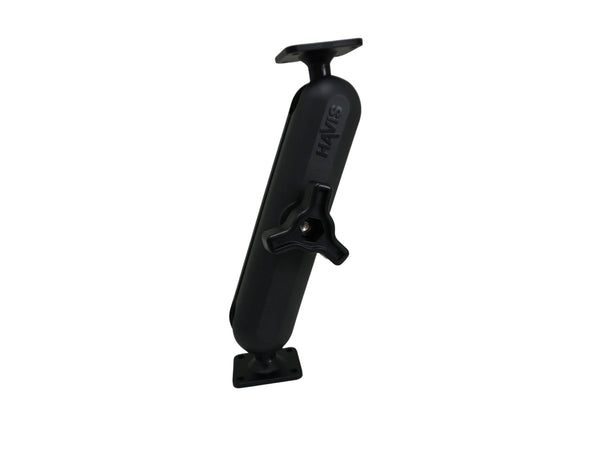 Havis DBM-1150-KL-0101 | Dual Ball Mount with 1.50″ Knob-Style Long Housing & Two Standard AMPS Plates