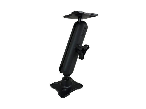Havis DBM-1150-KL-0304 | Dual Ball Mount with 1.50″ Knob-Style Long Housing, One Standard VESA 75 Plate & One Long VESA 75 Plate