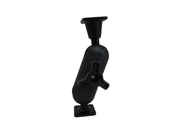 Havis DBM-1150-KS-0102 | Dual Ball Mount with 1.50″ Knob-Style Standard Housing, One Standard AMPS Plate & One Long AMPS Plate