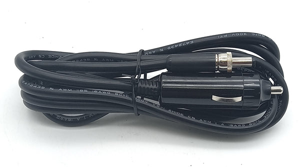Havis DS-DA-345 | Replacement Power Cable for Rugged USB-C Port Replication Hub with Threaded Power Connector & Cigarette Lighter Plug
