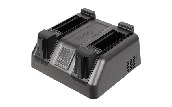 Getac B360 - Dual Bay Battery Charger w/ 90W AC Adapter (Main + Media Bay Battery) (US)