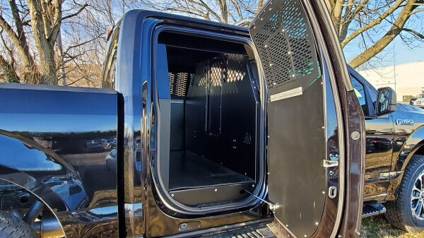 Havis K9-F23-1-B | Standard K9 Transport System For 2017-2025 Ford F-Series  – Black