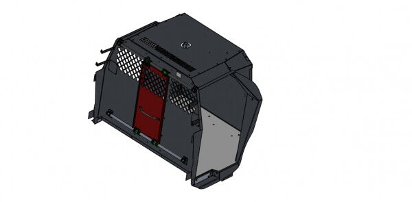 Havis K9-F28-1-B | Standard K9 Transport System For 2020-2025 Ford Interceptor Utility – Black