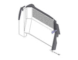 P-MFK-7 | Middle partition filler panel Mounting kit for 2008-2025 Chevrolet Savana G-Series van with dual side doors used with p/n: P-MID-1 middle partition