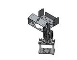 PKG-MH-3004 | Forklift Printer Pillar Mount for Brother RuggedJet 4200 Series Printer and MD-408 Mount