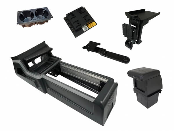 Havis PKG-VSX-1800-INUT-4 | Package – VSX Console for Tablet Docking Stations for 2025 Ford Interceptor Utility
