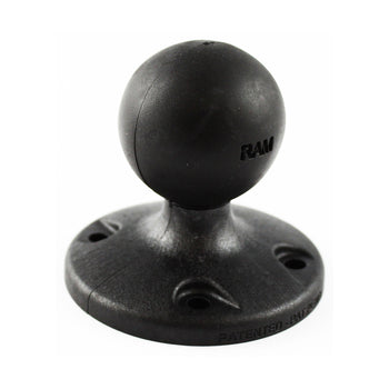 Ram Mount 2.5 Composite Round Base w-AMPS Hole Pattern & 1.5 Ball