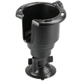 RAM Twist-Lock Suction Cup with Drink Cup Holder - RAP-224-429