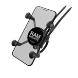 RAM X-Grip Phone Mount with RAM EZ-On/Off Bicycle Base - RAP-274-1-UN7U