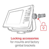 RAM® Pin-Lock™ Security Knob for Gimbal Brackets - RAP-S-KNOBGU