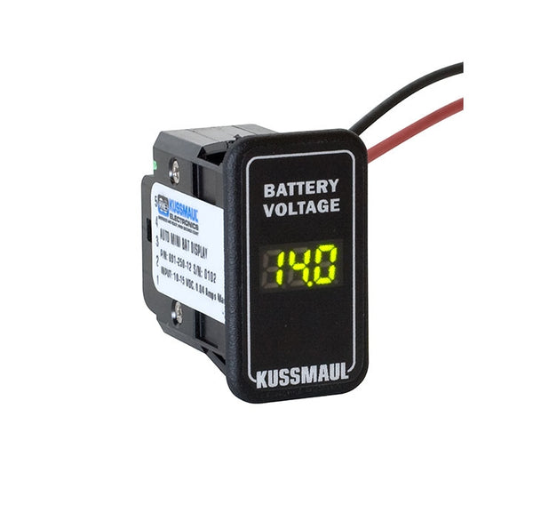 Kussmaul Auto Mini Battery Voltage Display Module