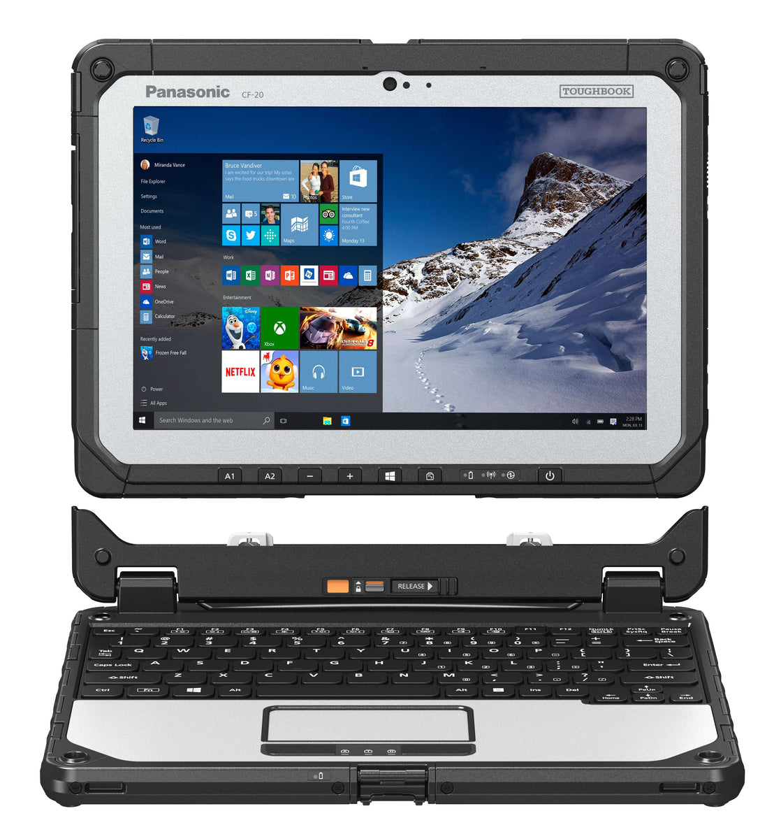 Panasonic Toughbook CF-20 | Hybrid 2-1 Laptop & Tablet – MooringTech