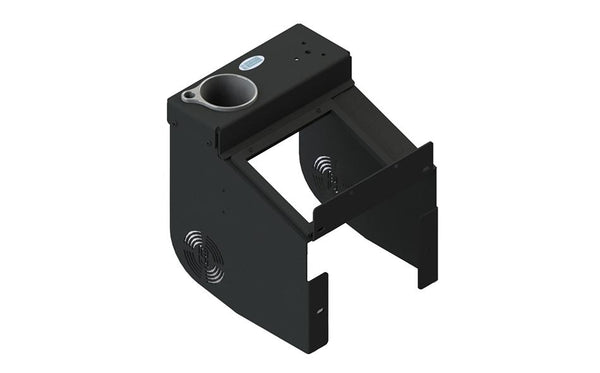 Small Workstation Radio Platform with Cup Holder (Deep Angled)
