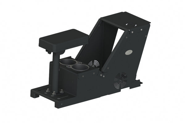 Gamber-Johnson:  KIT - 2012-2019 Short Ford Utility Console with Cup Holder and Armrest;  Includes 3  faceplates and 3  filler panels.