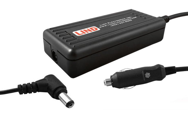 Gamber-Johnson:  LIND 12-32Vdc CIG LIGHTER power adapter for the Panasonic FZ-L1 computer.  5Vdc output voltage, 2 amps output current. Barrel input plug. REPLACES 18798.