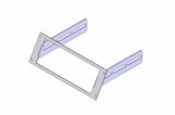 Havis C-EB30-MMT-1P-A | Angled 1-Piece Equipment Mounting Angled Bracket, 3″ Mounting Space, Fits Motorola Self-Contained Equipment