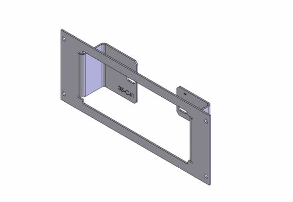 1-Piece Equipment Mounting Bracket, 3.5″ Mounting Space, Fits Carson SC ...