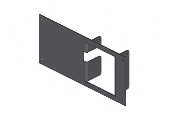 Havis C-EB40-KVC-1P - 1-Piece Equipment Bracket, 4-in Mounting Space, Fits One Kenwood KVC-23 Charger