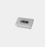 Havis C-LABEL-STROBE | Standard White Switch Label W/ Black Imprint
