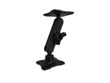 Havis DBM-1100-KL-0304 | Dual Ball Mount with 1.00″ Knob-Style Long Housing, One Standard VESA 75 Plate & One Long VESA 75 Plate