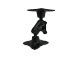 Havis DBM-1100-KS-0404 | Dual Ball Mount with 1.00″ Knob-Style Standard Housing & Two Long VESA 75 Plates