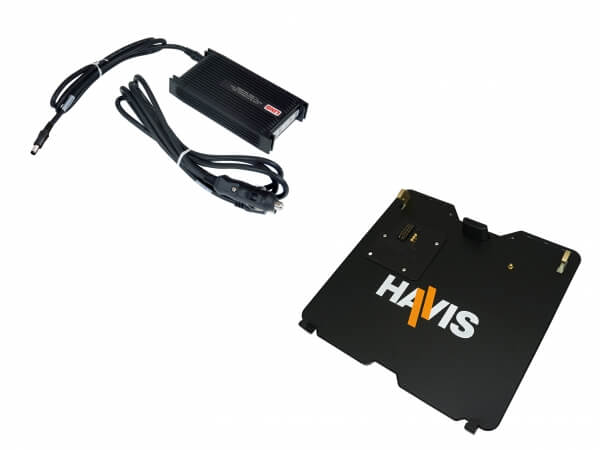 Havis DS-GTC-312-3 - Docking Station For Getac V110 Convertible Notebook With Triple Pass-Thru Antenna Connections and LIND Power Supply