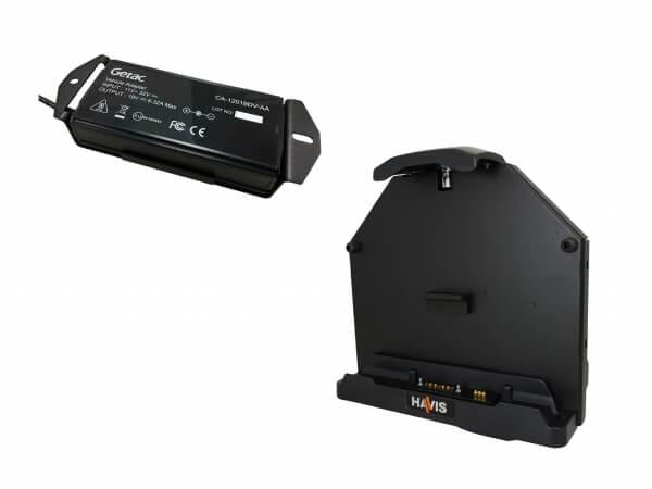 Havis DS-GTC-802-3 - Docking Station For Getac A140 Tablet With Triple Pass-Thru Antenna Connections and External Getac Power Supply