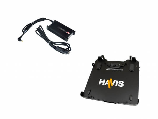 Havis DS-PAN-1115-2 - Docking Station For Panasonic TOUGHBOOK 33 2-In-1 With Standard Port Replication and Dual Pass-Through Antenna Connections With LIND Power Supply