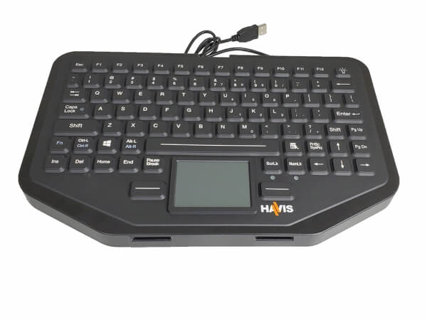 Havis KB-106 - Havis Rugged Keyboard with Integrated Touchpad
