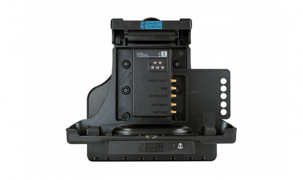 Gamber-Johnson:  ZEBRA L10 ANDROID Tablet Vehicle Docking Station (5x RF SMA)