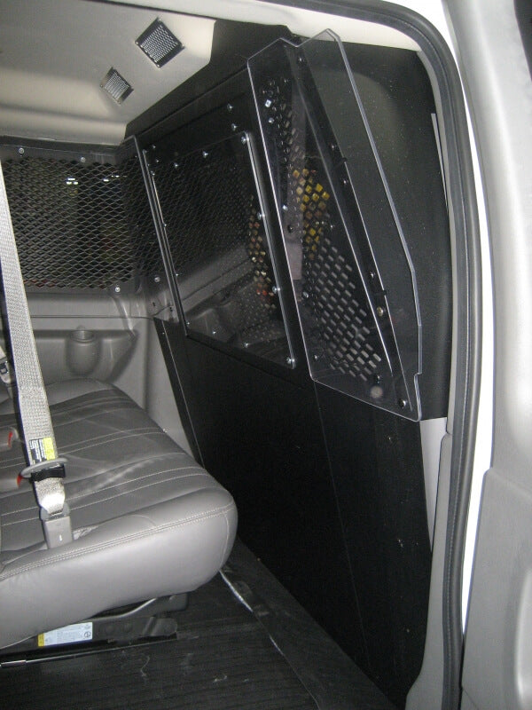 Havis P-FRONT-2 - Front Partition With Emergency Exit Hatch For Chevrolet Vans With Sliding Door