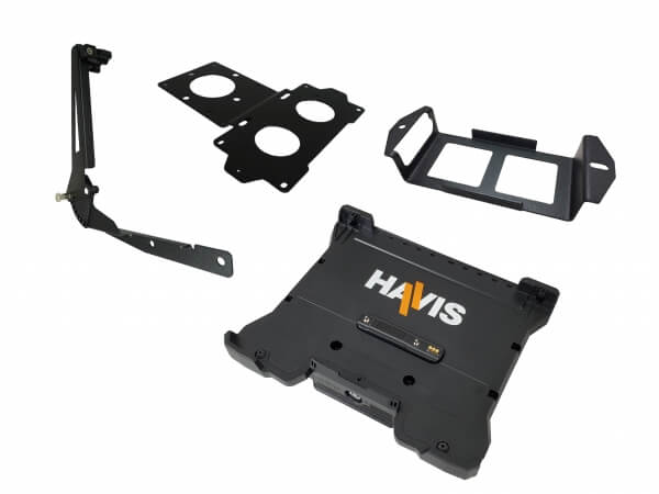 Havis PKG-DS-GTC-1208-3 - Package - Cradle For Getac B360 and B360 Pro Laptops With Pass-Thru Antenna Connections, Power Supply Mounting Brackets and Screen Support