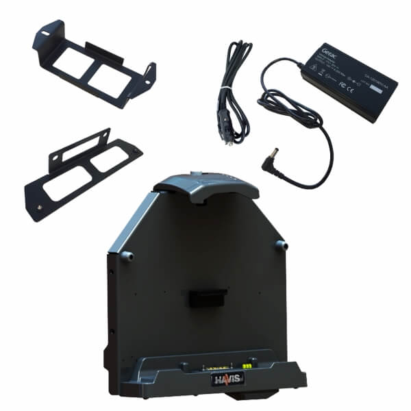 Havis PKG-DS-GTC-802 - Package - Docking Station For Getac A140 Rugged Tablet With External Power Supply and Power Supply Mounting Bracket