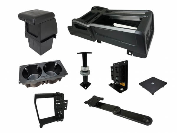 Havis PKG-VSX-1800-TAH-PM-3 - Package - Wide VSX Console with Front Printer Mount for Tablet Docking Stations for 2021-2023 Chevrolet Tahoe PPV and SSV
