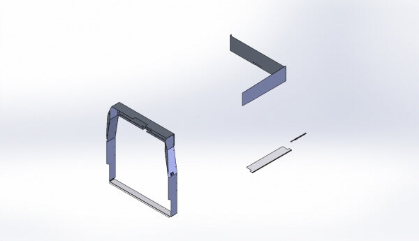 Havis PT-A-309 - 2014-2023 Dodge Ram Promaster Prisoner Transport Replacement Trim Kit for Three Compartment Systems